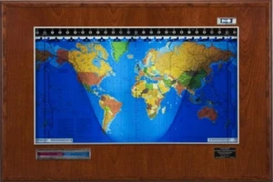 Boardroom Geochron with Wood Veneer Finish - Picture 1 of 5