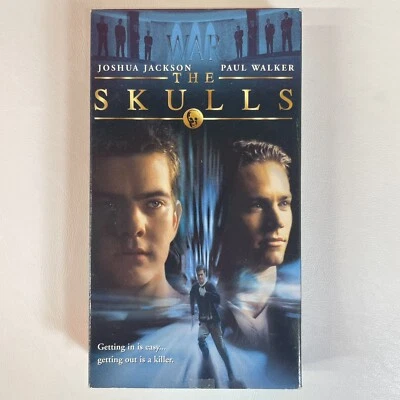 The Skulls VHS Tape 2000 Universal Studios 85781 Joshua Jackson Paul Walker - Image 1 of 4