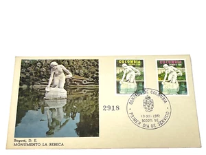1972 - 'Colombia', 'The Monument of Rebecca, in Bogota D.E.' . FDC (#150) - Picture 1 of 1