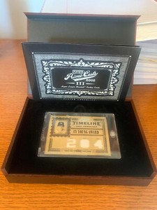 2005 Playoff Prime Cuts Orel Hershiser T5 48 of 50 Cy Young w/original box