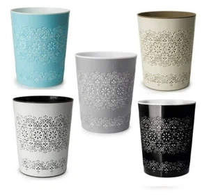 9L FLORA WASTE RUBBISH PAPER BIN FOR OFFICE KITCHEN HOME BEDROOM IN FOUR COLOURS - Picture 1 of 61