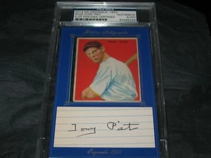 2013 HA Originals 1933 Goudey #228 Tony Piet Auto 5/25 PSA/DNA Authentic - Picture 1 of 5
