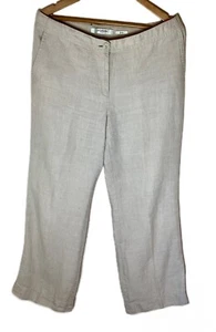 Liz Claiborne Jackie Leinenhose Gr. 12 gerade klassisch Country Club Capsule - Bild 1 von 14