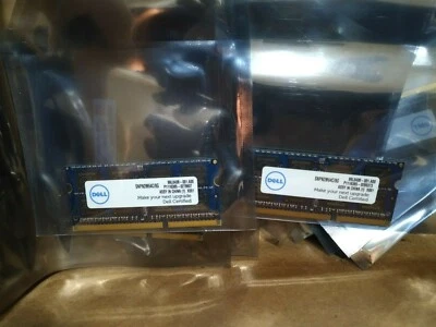 16GB Dell 2X8GB 2Rx8 PC3L-12800 DDR3L  Sodimm SNPN2M64C/8G Kingston KN2M64-ETB - Image 1 of 4