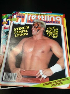 PWI Pro Wrestling Rivista Illustrata WWF WCW - Ottobre 1990 - Sting - Foto 1 di 3