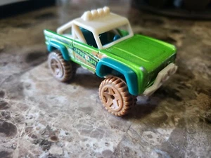Hot Wheels Lime Green CUSTOM FORD BRONCO New Models 4x4 Good Year 2007 - Picture 1 of 8