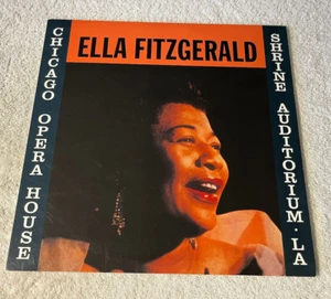 ELLA FITZGERALD: "Chicago Opera House & Shrine Auditorium": 180g LP: EX/VG+ - Picture 1 of 7