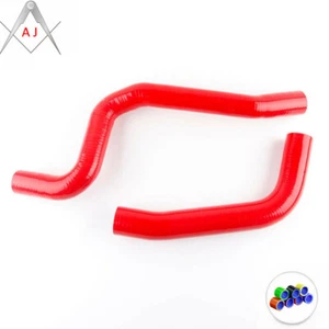 Red For GM Chevy Chevrolet 67 68 69 CAMARO / FIREBIRD Silicone Radiator Hose Kit - Picture 1 of 5