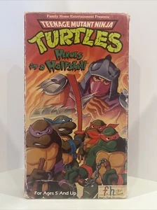 TMNT Teenage Mutant Ninja Turtles Heroes In A Halfshell VHS f.h.e. 1988 - Picture 1 of 15
