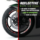 For Yamaha Mt10 18-21 20 19 Reflective Rim Sticker Tape 17" Sh15 Red