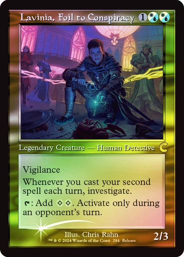Lavinia, Foil to Conspiracy (Retro Frame) -Foil  English  Mtg Magic (Mint-Nm) - Image 1 of 1