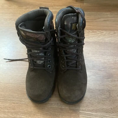 Botas de caza Red Head camufladas jóvenes niños talla 12Y cuero impermeable aislante Foto 1 de 4