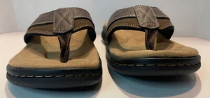 Dockers Mens 9M Laguna Casual Comfort Outdoor Flip-Flop Thong Sandal Briar New - Picture 1 of 13