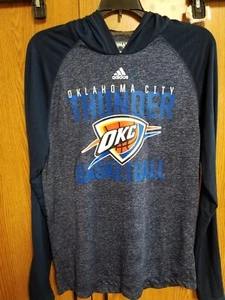 Camisa con Capucha Adidas Oklahoma City Thunder Mediana - Imagen 1 de 3