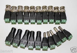 5 pairs CAT5 TO BNC Passive Video and Power Balun Transceiver - Picture 1 of 1
