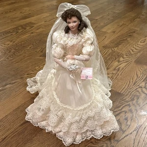 Ashton Drake Galleries Porcelain Bridal Doll “A Vision of Bliss” Collectible/Tag - Picture 1 of 24
