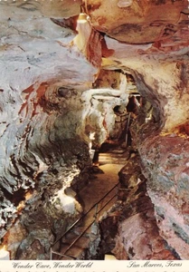 Postcard Texas San Marcos Wonder World Cave 1976 - Picture 1 of 2