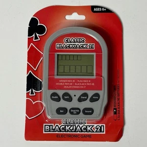 CLASSIC BLACKJACK 21 ELEKTRONISCHES HANDSPIEL 2019 VON GENER8 LLC NEU IN VERPACKUNG - Bild 1 von 2