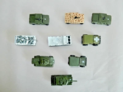 Lote De 9 Vehículos Militares De Colección Matchbox Hummer-Jeeps-Tanques etc Años 90-N Como Nuevos Foto 1 de 4