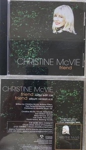 CHRISTINE McVIE Friend 2 versions promo CD single with PicCover FLEETWOOD MAC - Picture 1 of 1