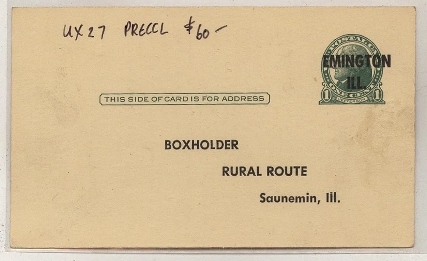 США - неиспользованные почтовые канцелярские товары лот # 59 - Изображение 1 из 1