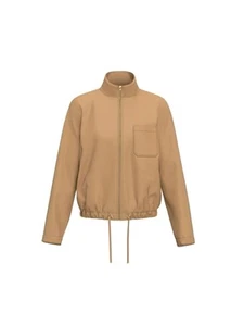 Jacke Kurz Emme Marella Modell Hafer aus Stoff Anti-regen Wasserdicht - Bild 1 von 3
