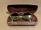 American Optical AO Co 72 Green Sunglasses Safety Glasses Steampunk 1930