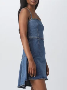 Alexander McQueen, Denim Mini Dress, NEW W TAGS, Blue, Size 42 IT, 10 UK, 6 US - Picture 1 of 18