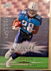 2008 Upper Deck Rookie Exclusives - #RE10 Chris Johnson (RC) - Bild 1 von 2