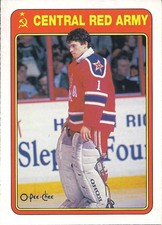 Artur Irbe 1990-91 O-Pee-Chee Central Red Army Rookie Card # 7R