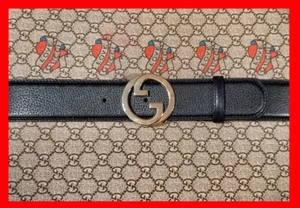 CINTURA GUCCI NERA DONNA TG 90 #g24 - Imagen 1 de 4