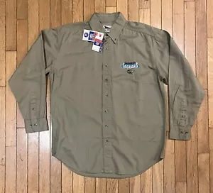 Camicia vintage nuova con etichette Pro Elite Jacksonville Jaguars NFL manica lunga media - Foto 1 di 11