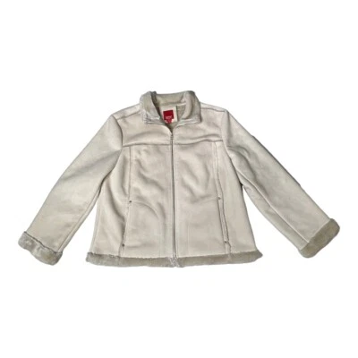 Abrigo Chaqueta Vintage Esprit Imitación Gamuza Ranchero Piel de Oveja Completamente Forrado Talla 1x Foto 1 de 4