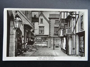 York Castle Museum KIRKGATE COBBLED STREET c1940s RP Postcard by Photochrome - Picture 1 of 2