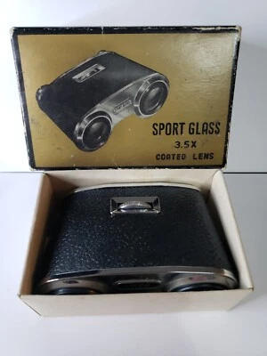 Vintage  Sport Glass 3.5X Coated Lens in Original Box Binoculars  - Image 1 of 4