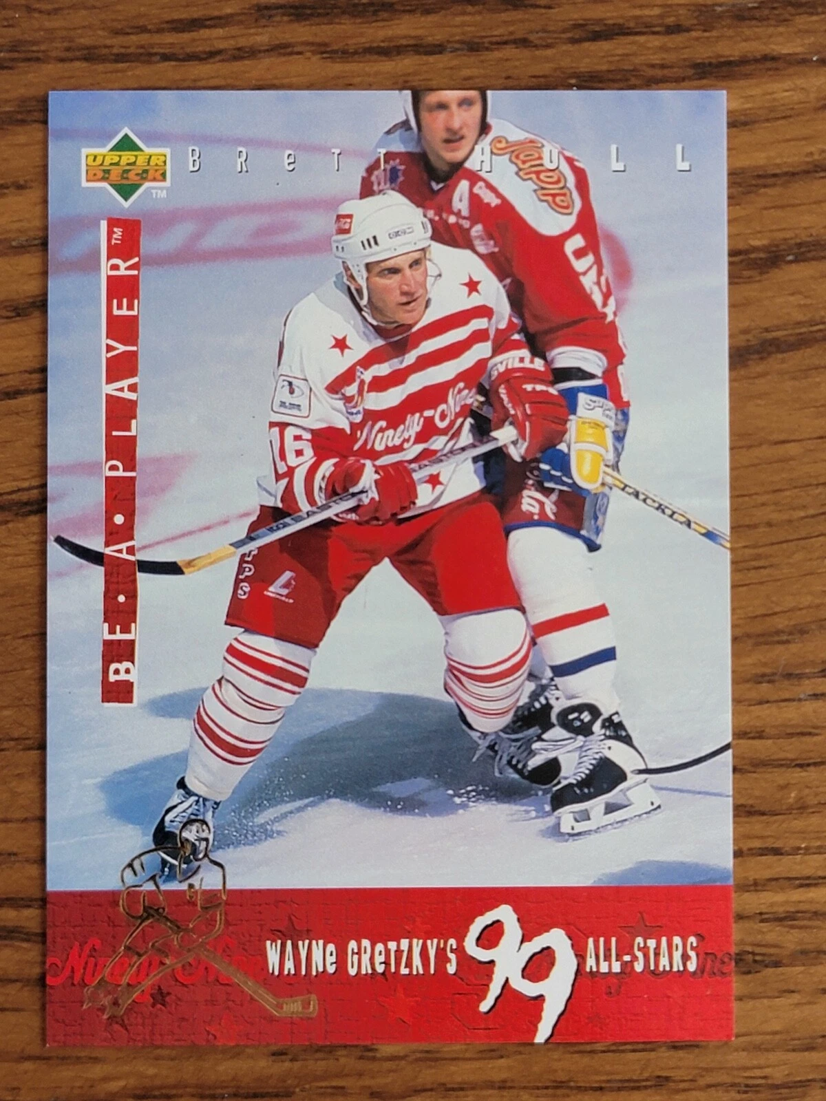 1994-95 Upper Deck Be a Player Wayne Gretzky's 99 All-Stars Brett Hull #G10