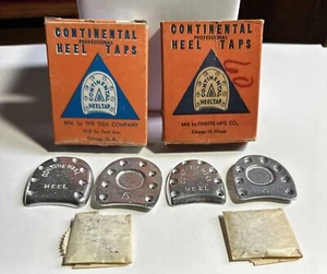 Continental Professional Metal Heel Taps Plates & Nails Sizes 4 & 5 - Picture 1 of 4