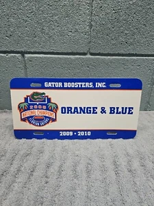University of Florida Gator Booster Kunststoff Nummernschild 2009-2010 - Bild 1 von 4
