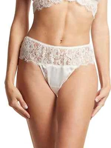 Hanky Panky Happily Ever After Underwear Women's Large Ivory Lace Thong JDM380 - Picture 1 of 10