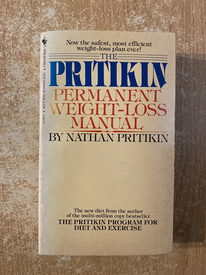 The Pritikin Permanent Weight Loss Manual by Nathan Pritikin (1985 Paperback) Foto 1 de 1