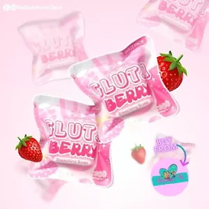 2 Bars GlutaBerry Bleaching Soap By Bella Amore Skin | SULIT PACK 50g - Picture 1 of 4