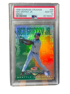 1998 Donruss Crusade Ken Griffey Jr #061/250 GEM MNT PSA 10 pop 14!!