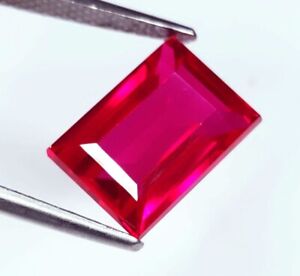Loose Gemstone 10.62 Ct Natural Red Ruby Certified Transparent Madagascar Gem