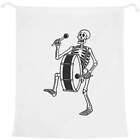 'Skeleton With Bass Drum' Laundry / Washing / Storage Bag (LB00000431)