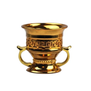 Arab Incense Bakhoor Burner Golden - 5 inch by Intense Oud - Picture 1 of 6