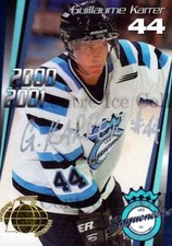 2000-01 Chicoutimi Sagueneens Autographed #20 Guillaume Karrer