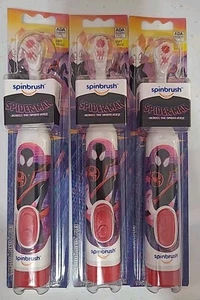 X3 Spiderman Across The Spider-Man Spinbrush Battery Toothbrush, Soft Bristles - Picture 1 of 4