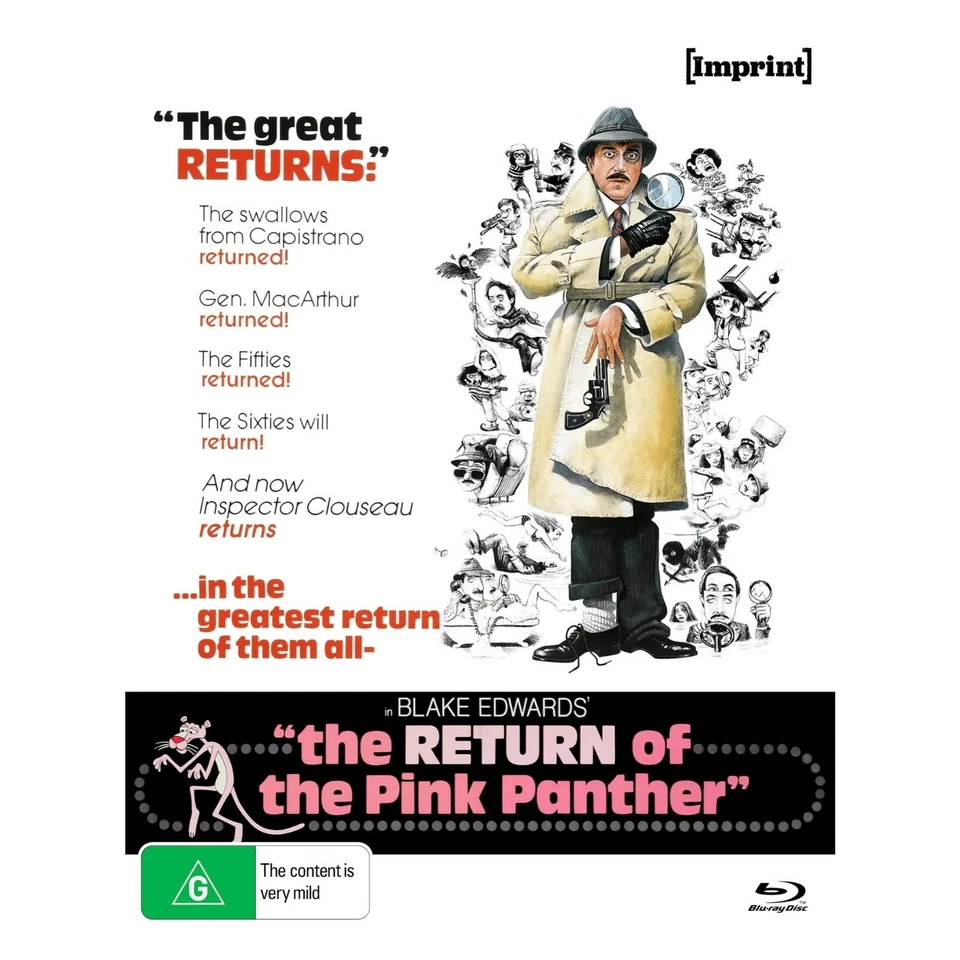 THE RETURN OF THE PINK PANTHER [IMPRINT LIMITED EDITION] [ALL REGIONS] (BLU-RAY) - Image 1 of 1