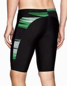 SPEEDO Havoc State Endurance + Swim Jammer Shorts Black Green NEW Male Boys 22 - Picture 1 of 5