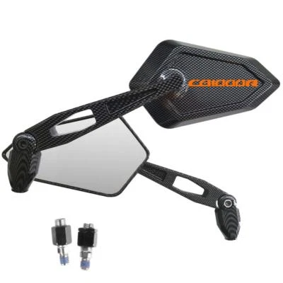 Retroviseurs Espejo Street Carbon Look Logo Orange para Honda CB1000R CB 1000R - Imagen 1 de 3